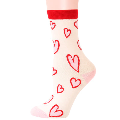 Valentines Socks for Women - Set of two pairs per set!