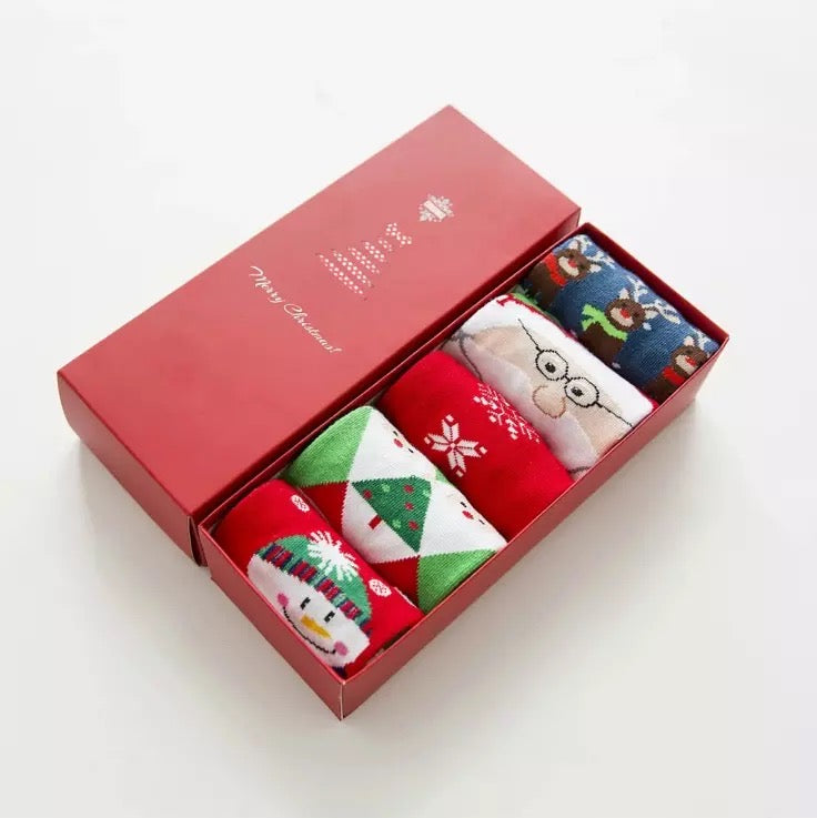 Festive Socks! Packaged neatly in a lovely festive box!